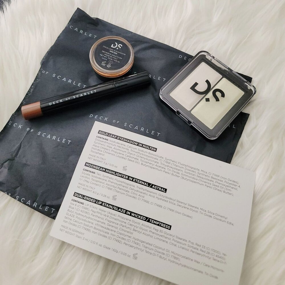 Deck of Scarlet ✦ Celestial Nights Makeup Kit ✦ Eyes Lips Cheeks Molten Glam NWT